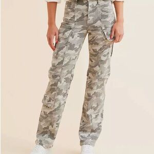 Camouflage Cargo Women Jeans